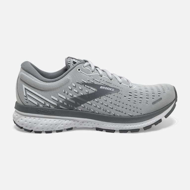 Brooks Ghost 13 Israel - Women's Road Running Shoes - Alloy/Grey/White (23874-IOEY)